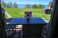 Lakeside Cabin with Sunset View & Fireplace