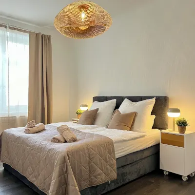 City Home - Top location - 2 rooms - 80sqm - Smart TV - WIFI - Balcony