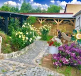 Cozy vacation apartment with living room/bedroom, kitchen and bathroom