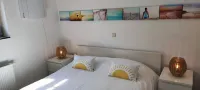 Modern duplex apartment, ground floor with garden within walking distance of the sea