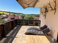 Cozy vacation apartment in the Rhön with a beautiful view from the balcony Hotels in Dermbach