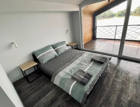 Black house Sava river