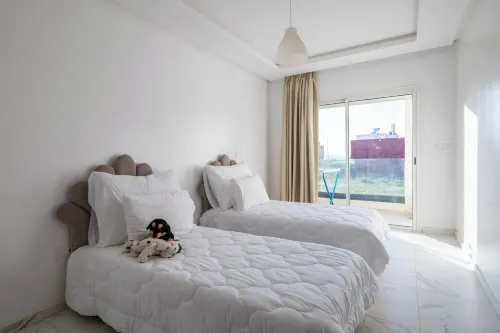 3-bedroom apartment Val D'or HARHOURA  and POOL Hotel a Skhirat-Temara