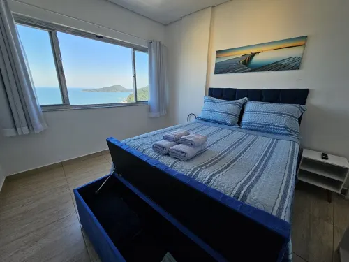 High view of Porchat Island, lots of space, comfort, technology and unique view Hotel a São Vicente