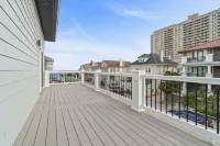 Beach Block! Luxory 7-bedroom house in Ventnor City with WiFi, AC Hotel di Ventnor City