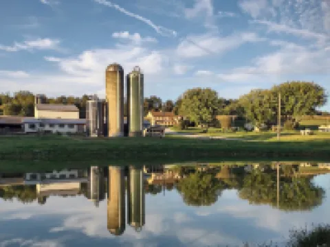 Peaceful, country setting on Fountain Hill Farm