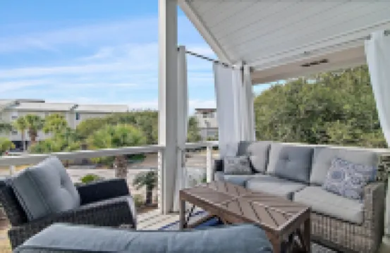 Private Beach Oasis with Pool, Hot Tub, Outdoor TV & Bikes, Near Alys + Rosemary