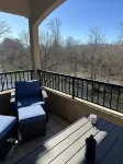 Cozy condo with amazing view of the Little Pigeon River in scenic Sevierville!