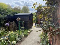 Modern 2 room apartment, 1st Floor separately in a family house, location close to the city