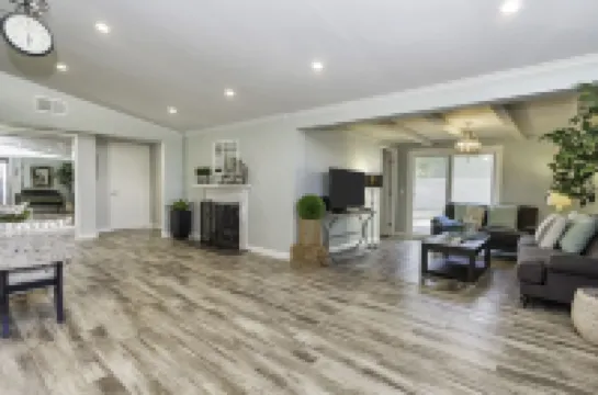 Walk across the street to Disneyland parking.  Fireworks show from front porch!