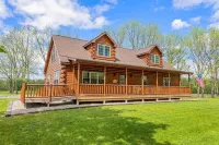 NEW! BC Retreat with Fireplace,Game Room,Hot Tub!