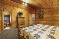 A real log cabin in the pines!