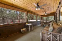 A real log cabin in the pines!