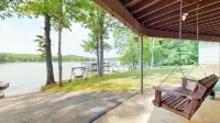Lake Front house on Watts Bar Lake with large private dock, 2 screen porches