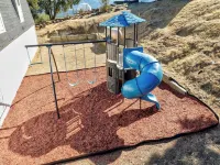 A cabin look house with Dome Room/Spa/Pool/View/Play Set/Game Room/FamilyFun