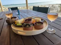Stunning beachfront view ,