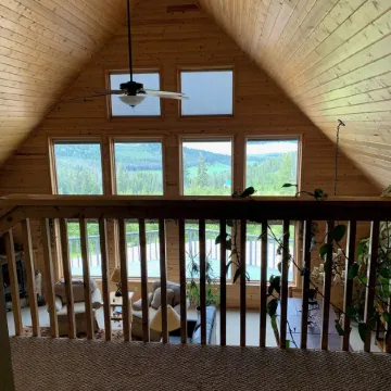 Large mountain home with stunning views of Georgetown Lake and Pintler Range