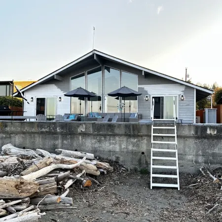Oceanfront Beach House on Camano Island: Gone Coastal Beach House.