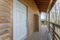 Pet-Friendly Peaceful Cabin Near River w/ Fire Pit + Hot Tub Sleeps 10