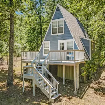 ★Hilltop Wooded Bliss♥ - Secluded Near Lake Fenced