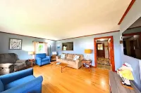 Johnson Homestead. One level living, ocean view with semi-private beach access.