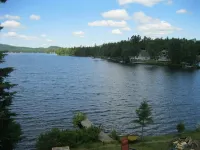 New Beam construction house on pristine Back Lake