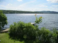 New Beam construction house on pristine Back Lake