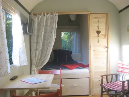 Comfortably developed and fully equipped trailer on the North Sea Отели в г. Крумхёрн