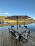 Chic Old Style Cabin, Forest Suite & Dome Lake Front. Private Beach and Own Dock