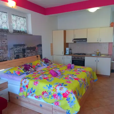 Pretty Apartment with Terrace on Island Rab Hotel a 