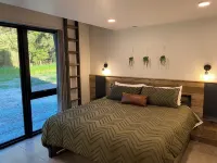 Modern rustic getaway located on the Stillwater River