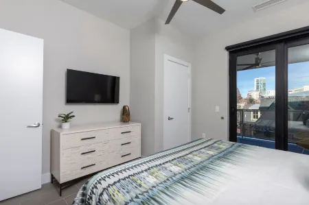 Enjoy City Views Around a Cozy Firepit