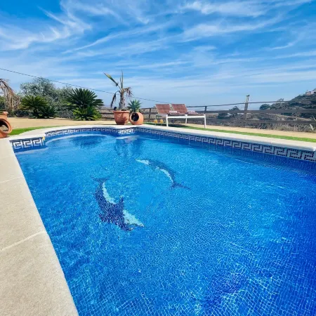 Villa in Malaga, Private Pool and Sea View