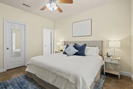 Welcome!  This apartment offers a spacious and comfortable place to stay.