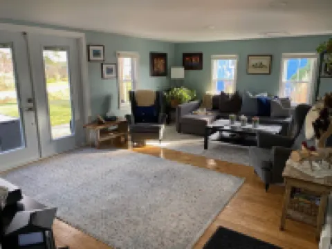 Relax on the South Shore, steps from 2 beaches, ocean views & hot tub.