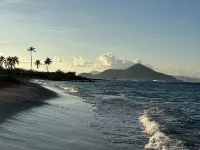 Breezy 3-bedroom beachside villa in serene Nevis with AC, WiFi Hotels in Newcastle