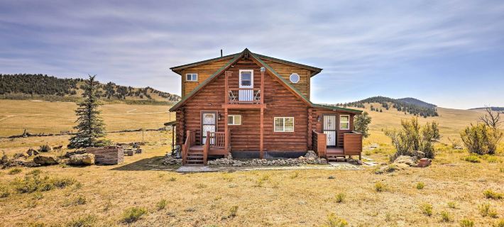 22STR-00360 Fairplay Cabin w/ Fire Pit, Mtn Views! Hotele w: Park County