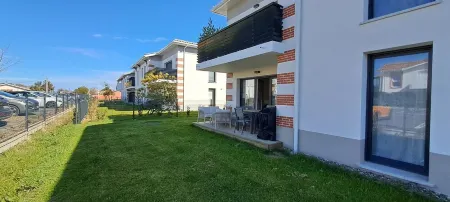 L'air du large superb bright T3 with garden Отели рядом с достопримечательностью «Aqualand Bassin d Arcachon»