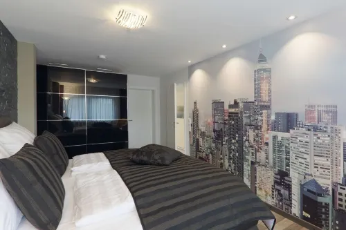 New, modern equipped apartment with lake view in the Vulkaneifel Hotel a Schalkenmehren