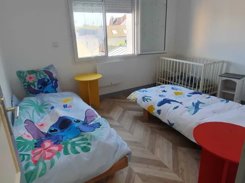 Apartment Poisson Fort-Mahon Plage 5 minutes from the beach Các khách sạn ở Fort-Mahon-Plage