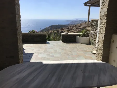 Villa with spectacular sea and island views