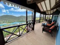 Amazing view located  at the highest point of the southern side of Marigot Bay.