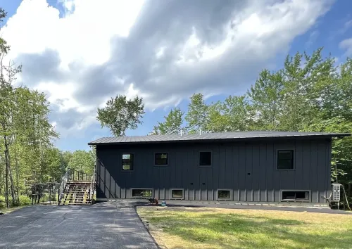 Birds Nest is a beautiful newly built home on Swanlake with 88 ft  of deck!! - 4-Star