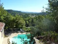 Villa with private pool, views of the Ventoux