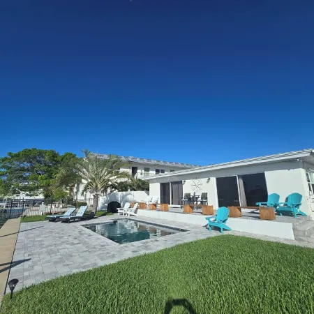Million Dollar Views! Waterfront 2 Bedroom/2 Bath Duplex with Pool and Dock.