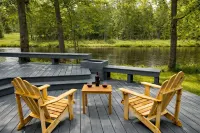Pet-Friendly Riverfront Cabin on 5 Acres with Fast Wi-Fi in Central U.P..