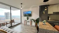 Hermoso depto de 1D terraza y vista mar - Homestays