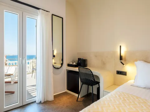 Yalos Hotel Sunset View Mykonos Town Private Rooms โรงแรมในไมโคนอส