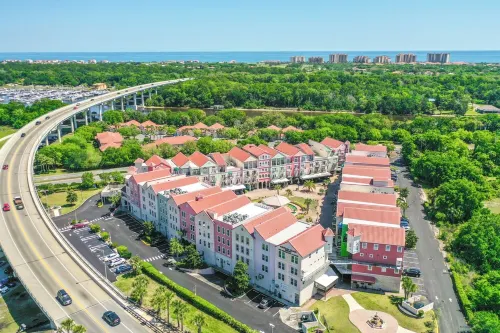 Charming, Quiet Condo in European Village with Balcony, near Beach