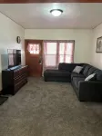 One block from downtown One bed one bath with extra folded out bed.